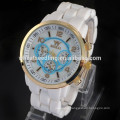 Western Wrist Watches 2015 Fashion White Ceramic Watch